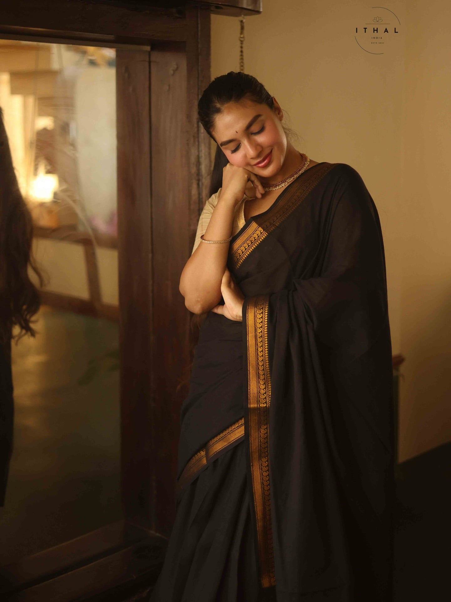 Black Sungudi cotton